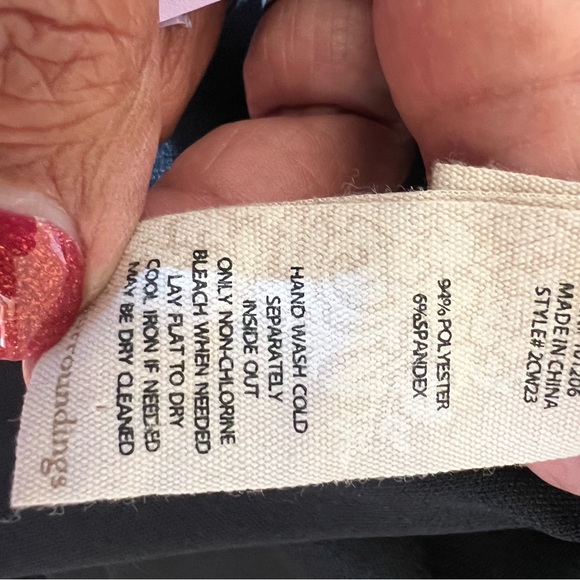 Soft Surroundings Black Long Sleeve Dress - Picture 5 of 5